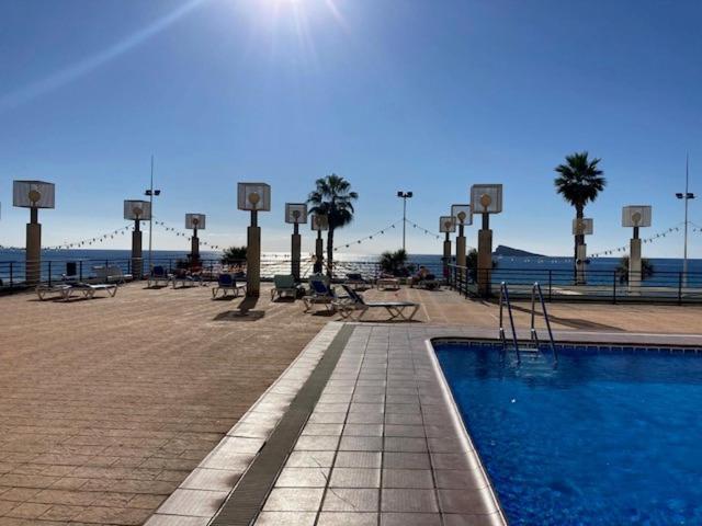 Santa Margarita, Benidorm Levante, 1St Line, Frontal Seaview, Ocean Terrace Lägenhet Exteriör bild